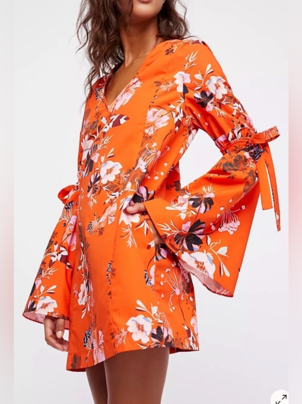 Free People Lover of Mine floral mini dress, small